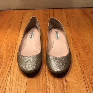 Steve Madden Gold Ballet Shoe